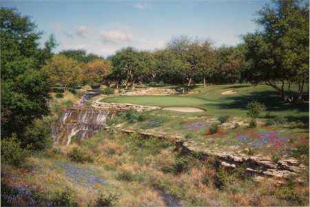 Spring Day at the Ninth by artist Larry Dyke